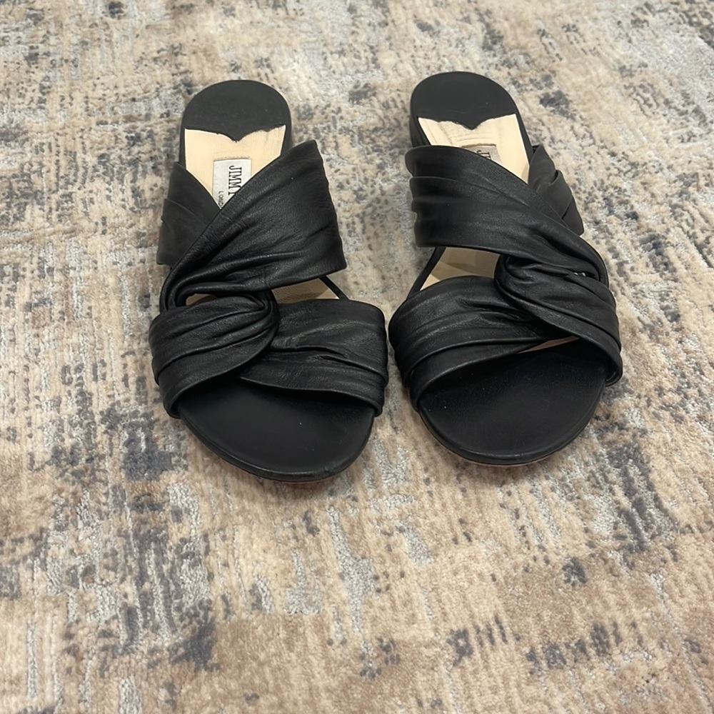 Jimmy choo black sandals